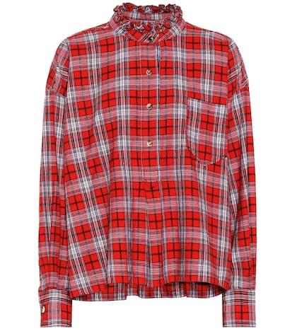 Isabel Marant, Toile Plaid Cotton Top