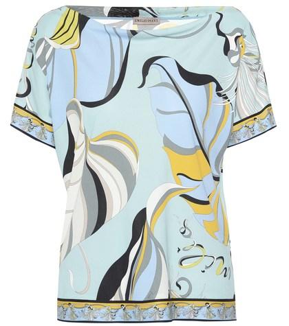 Emilio Pucci Printed Jersey Top