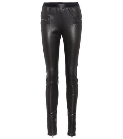 Alexander Mcqueen Leather Leggings