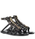 Chlo Leather Gladiator Sandals