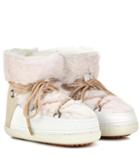 T By Alexander Wang Rabbit Low Fur-lined Leather Boots