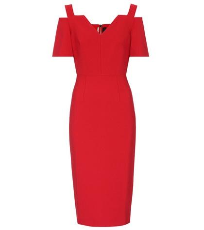 Roger Vivier Awalton Crêpe Dress