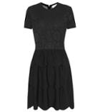 Valentino Wool And Cotton-blend Dress