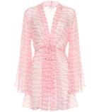 Alexandra Miro Betty Printed Chiffon Cover-up