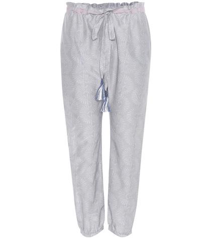 Lemlem Mbali Harem Cotton And Silk Trousers