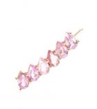 Ileana Makri 18kt Rose Gold Single Earring With Pear-cut Pink Sapphires