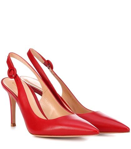 Gianvito Rossi Exclusive To Mytheresa.com – Anna 85 Leather Slingback Pumps