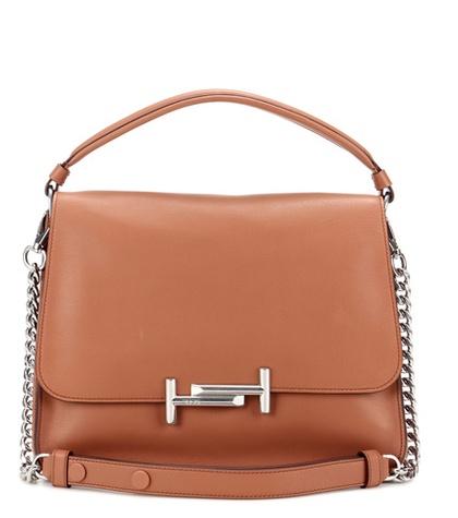 Tod's Double T Medium Leather Shoulder Bag