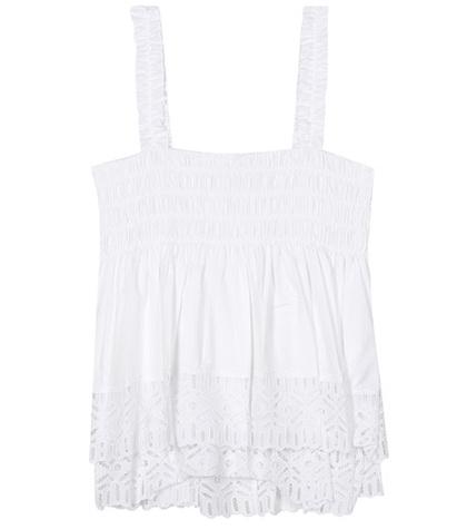 Tory Burch Georgette Cotton Top