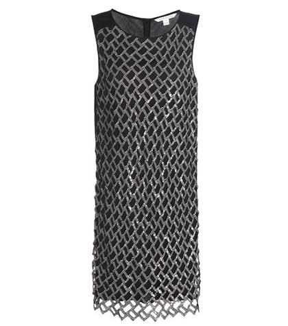 Diane Von Furstenberg Joylyn Embellished Shift Dress