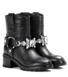 Marc Jacobs Embellished Leather Ankle Boots