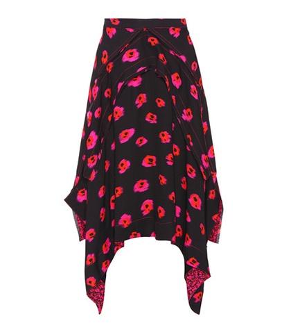 Proenza Schouler Floral-printed Crêpe Skirt