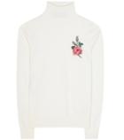Gucci Embroidered Wool Turtleneck Sweater