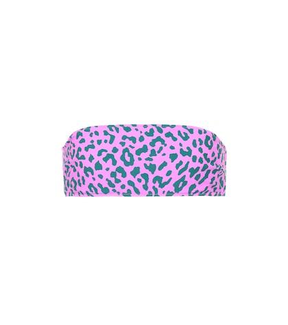 Diane Von Furstenberg Leopard-print Bikini Top