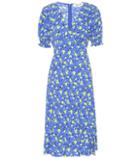 Diane Von Furstenberg Jemma Floral Crêpe Midi Dress