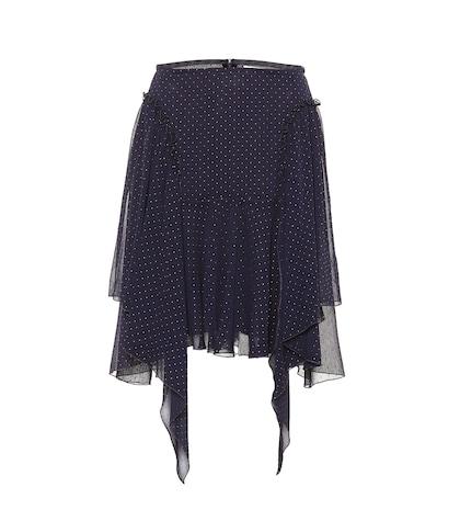 See By Chlo Dotted Chiffon Skirt