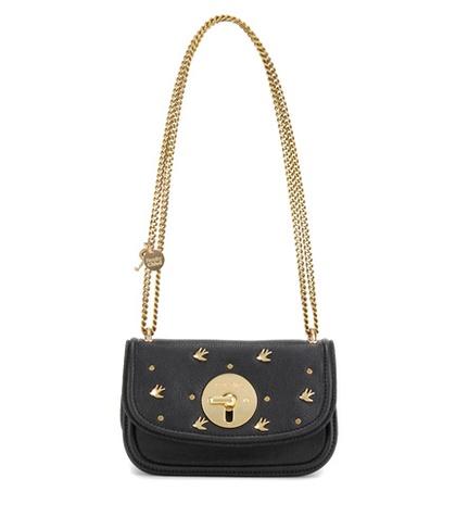 See By Chlo Lois Mini Embellished Leather Shoulder Bag
