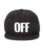Off-white Cap Big Off Baseball Hat