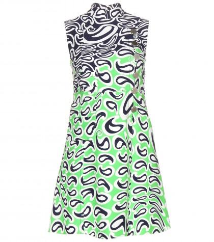 Miu Miu Printed Sleeveless Dress
