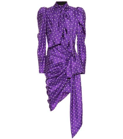 David Koma Polka-dot Silk Dress