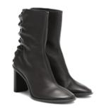 The Row Teamtime Snap Leather Ankle Boots