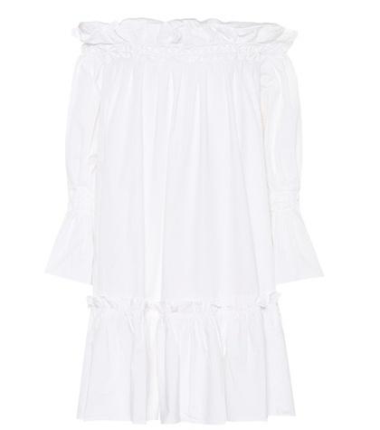 Edit Off-the-shoulder Cotton Dress