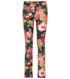 Junya Watanabe Floral-printed Cotton Pants