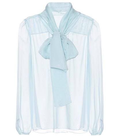 Etro Sheer Silk Blouse