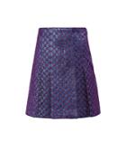 Gucci Gg Brocade Pleated Miniskirt