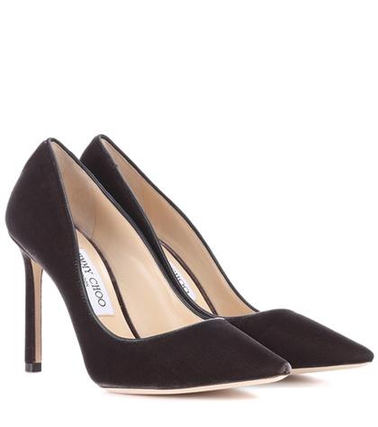 Vetements Romy 100 Velvet Pumps