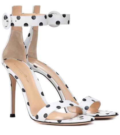 Aquazzura Portofino 105 Leather Sandals