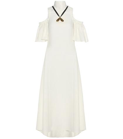 Ellery Crêpe Off-the-shoulder Dress
