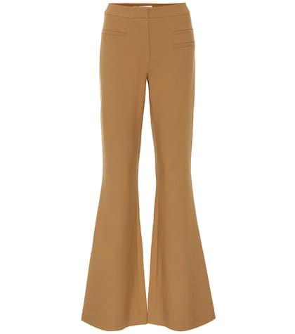 Rejina Pyo Ashley Flared Wool-blend Pants