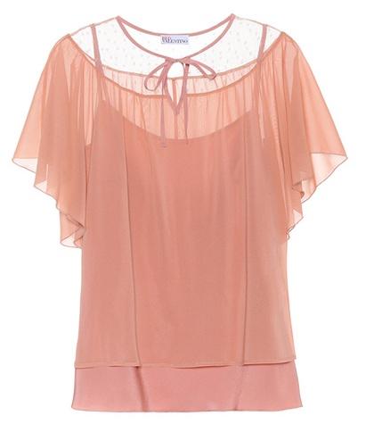 Redvalentino Stretch Silk Top
