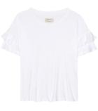 Current/elliott The Ruffle Roadie Cotton T-shirt