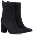 Ganni Suede Ankle Boots