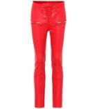 Unravel Skinny Leather Trousers