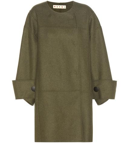Rick Owens Virgin Wool-blend Coat