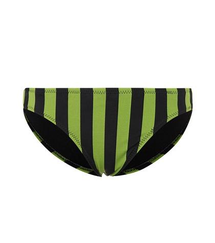 Norma Kamali Striped Bikini Bottoms