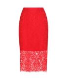 Diane Von Furstenberg Glimmer Lace Skirt