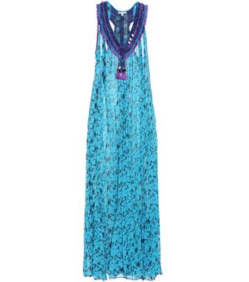 Poupette St Barth Blabla Sleeveless Cotton Maxi Dress