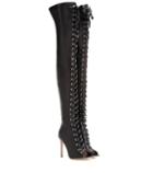 Valentino Marie Satin Over-the-knee Boots