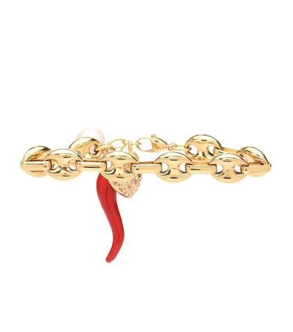 Timeless Pearly 24-kt Gold-plated Charm Bracelet
