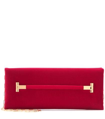 Tom Ford East West Velvet Clutch