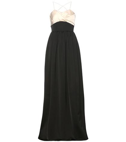 Saint Laurent Tux Twist Drape Dress