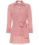 Diane Von Furstenberg Printed Cotton And Silk Blouse