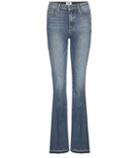 Roger Vivier High Rise Bell Canyon Jeans