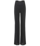 Rick Owens High-rise Flared Silk Pants