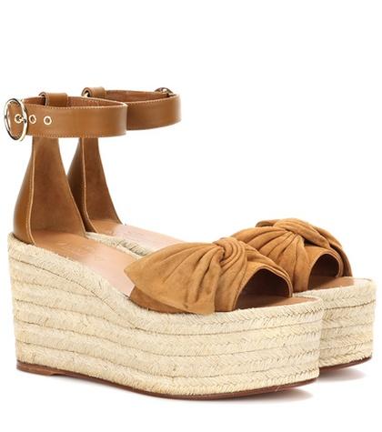 Valentino Valentino Garavani Suede Platform Sandals