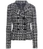 Dolce & Gabbana Wool And Cotton-blend Tweed Jacket